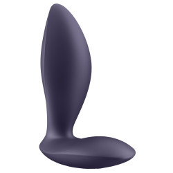 Satisfyer Plug vibrant connecté Power Plug 7.5 x 2.5cm Violet
